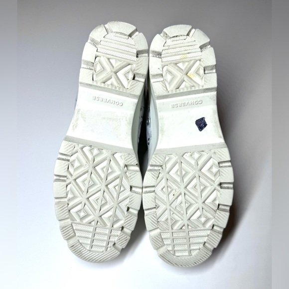 Converse Women’s Chuck Taylor All Star Lugged High Top Gray Platform Shoe Size-7 - Picture 7 of 9